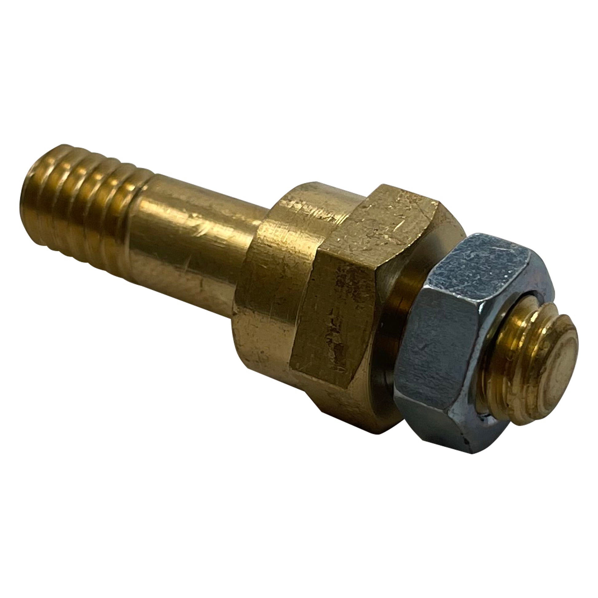 Brass Side Mount Battery Bolt Extender for Dual Cable Connection