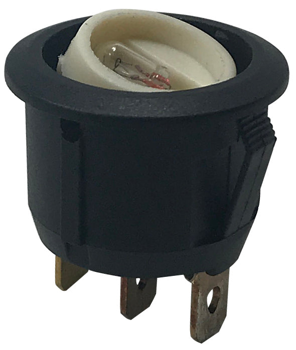 Illuminating Toggle Switch 12 Volt @ 20 Amp W/ Replaceable Lens - Green Amber Blue Red
