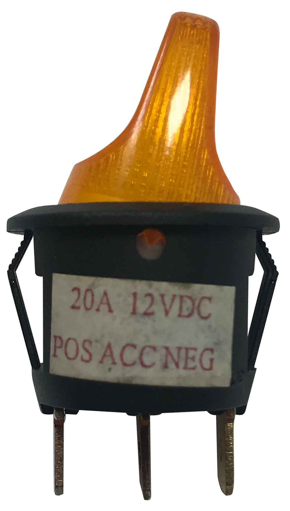 Illuminating Toggle Switch 12 Volt @ 20 Amp W/ Replaceable Lens - Green Amber Blue Red