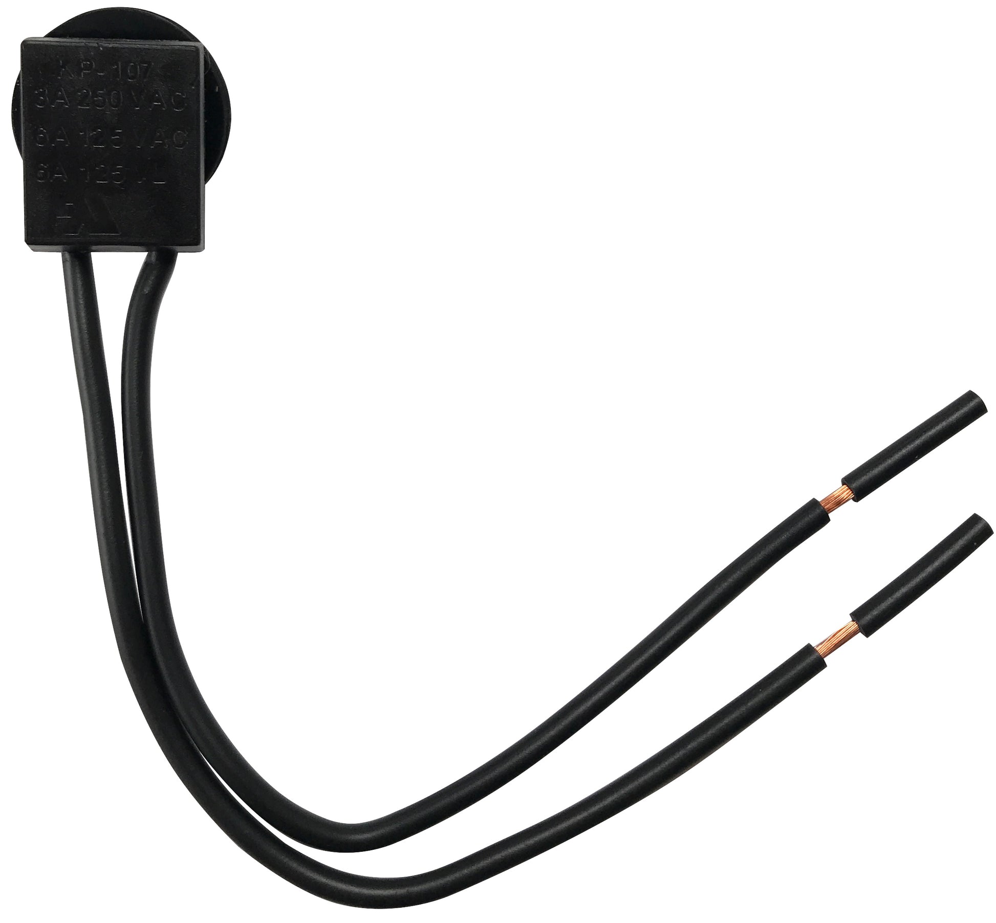 Waterproof Mini Black Push Button Switch 6A 125VAC SPST Ul Listed