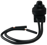 Waterproof Mini Black Push Button Switch 6A 125VAC SPST Ul Listed
