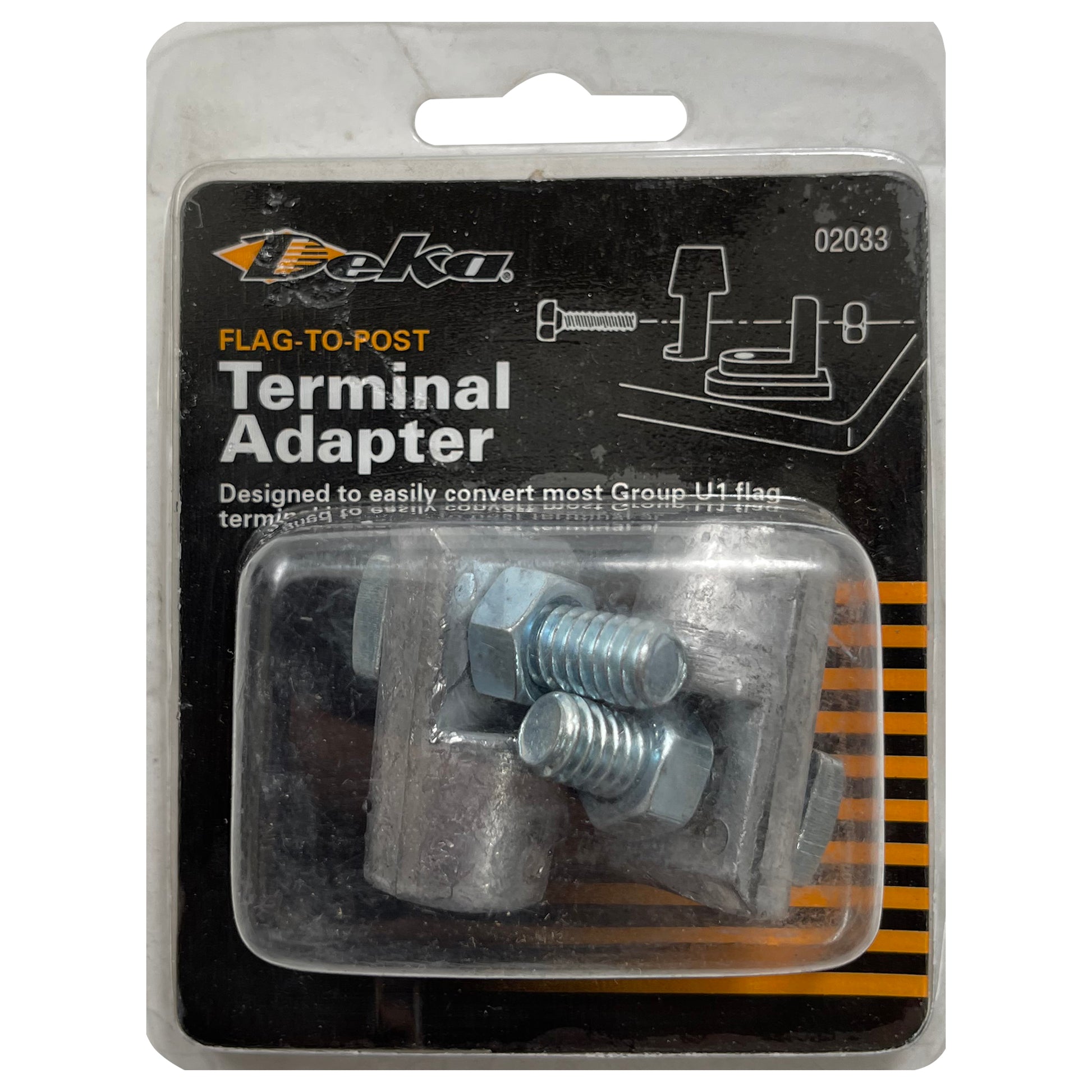 Group U1 Battery Cable Terminal Flag to Post Adapter - 2 Pack