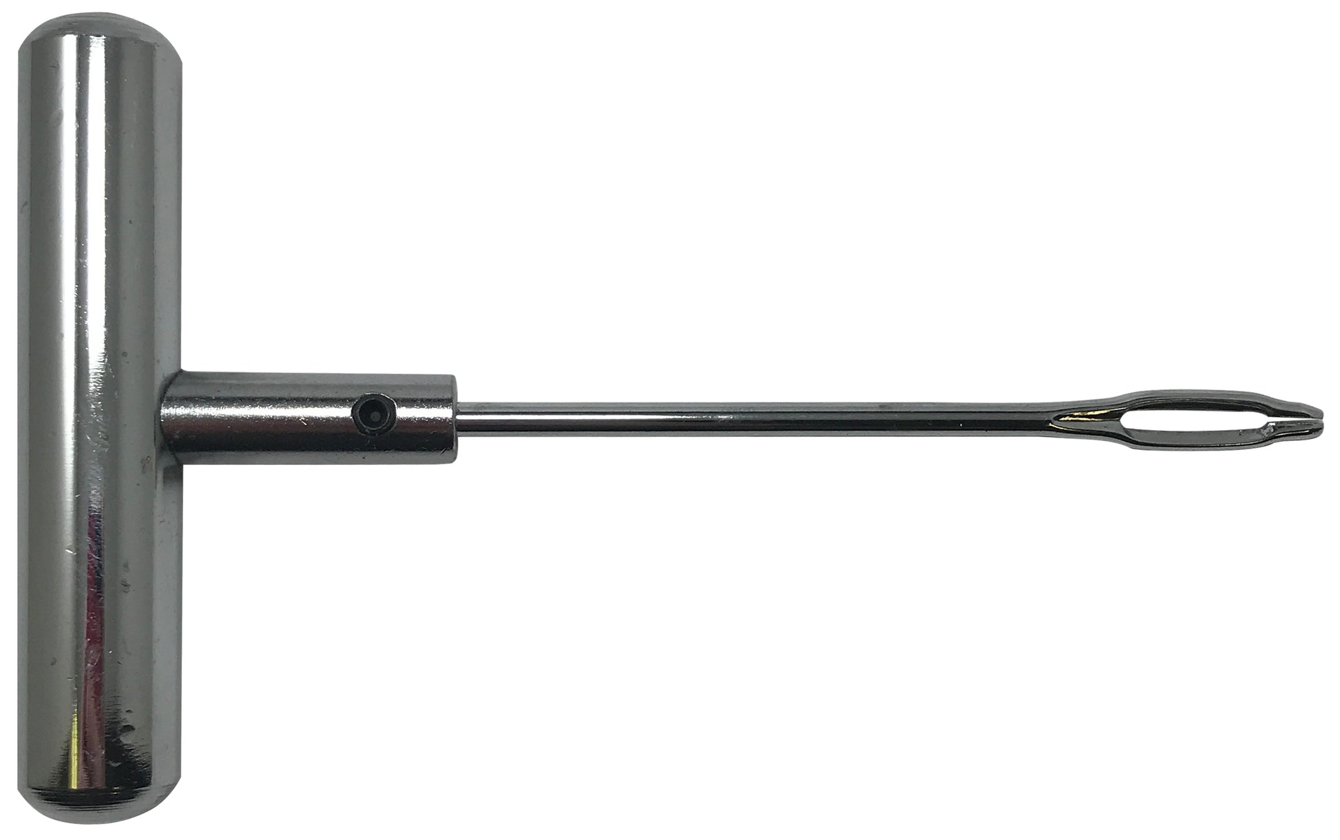 Steel Heavy Duty T-Handle Tire Plug Repair Tool With Replaceable Split Eye Needle