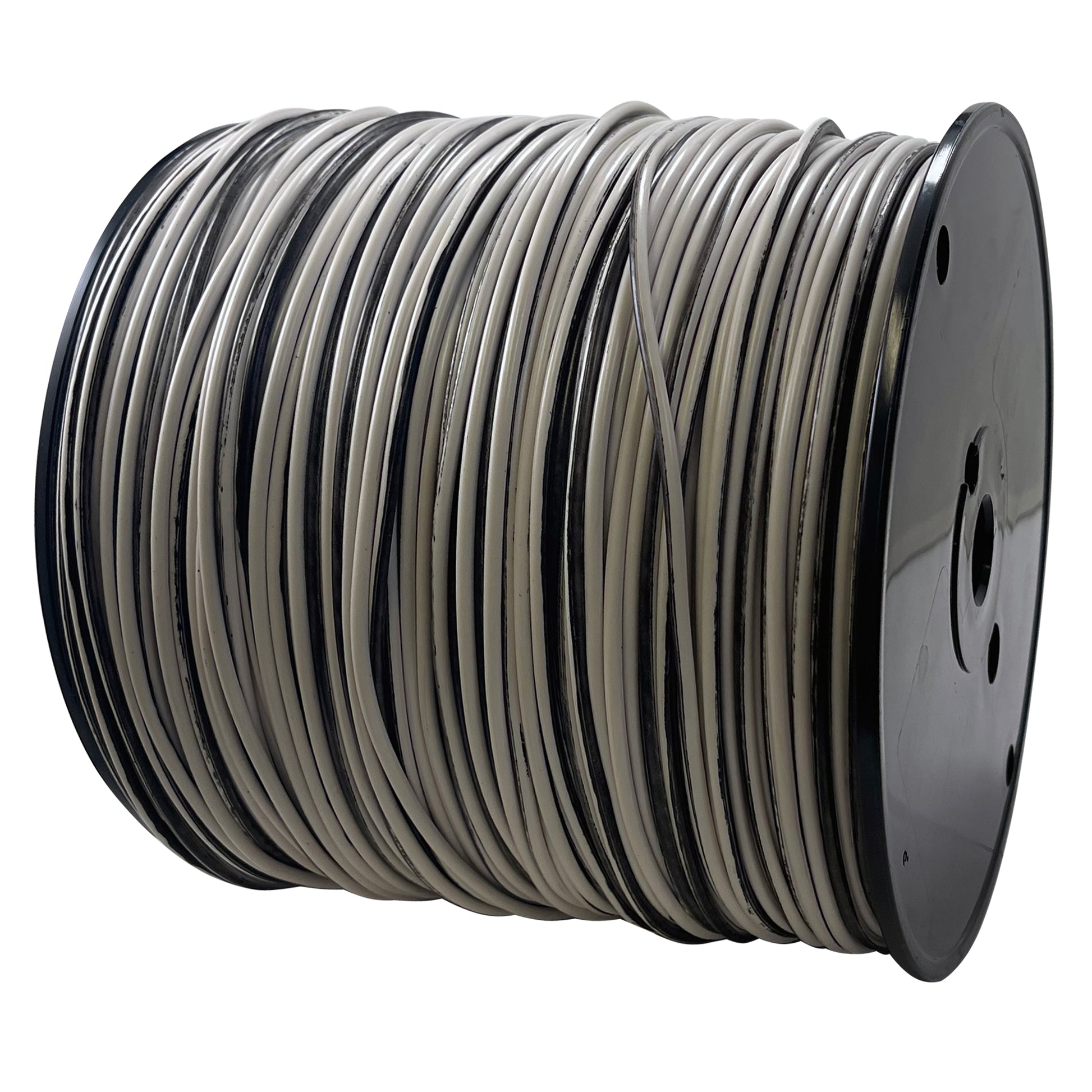 18 AWG Stranded Tinned-Copper Hook-Up Wire 100ft Spool | White PVC Jameco Valuepro