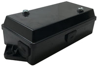 Black Plastic Seven Stud Terminal Weather Junction Box