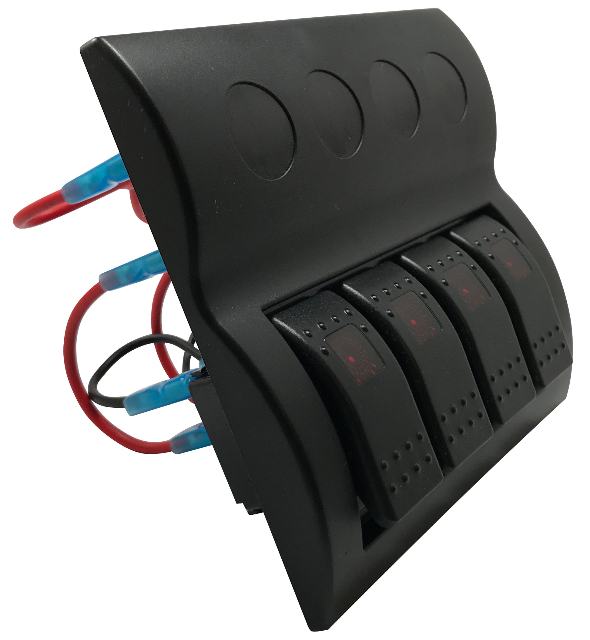 4 Position Waterproof Rocker Switch Panel With Circuit Protection