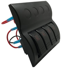 4 Position Waterproof Rocker Switch Panel With Circuit Protection