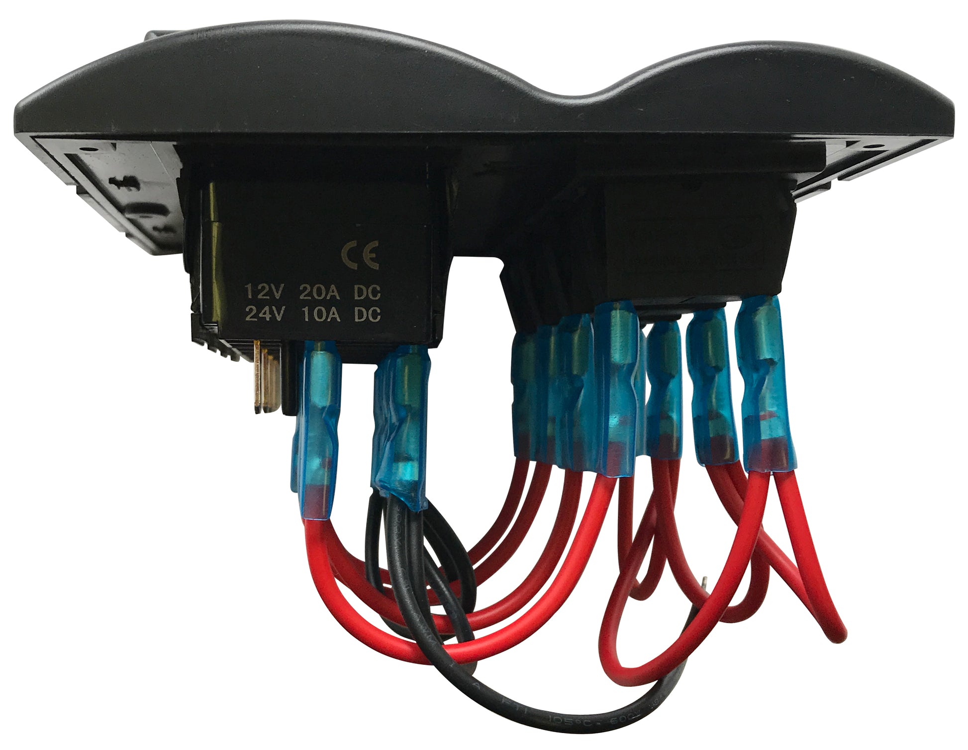 4 Position Waterproof Rocker Switch Panel With Circuit Protection