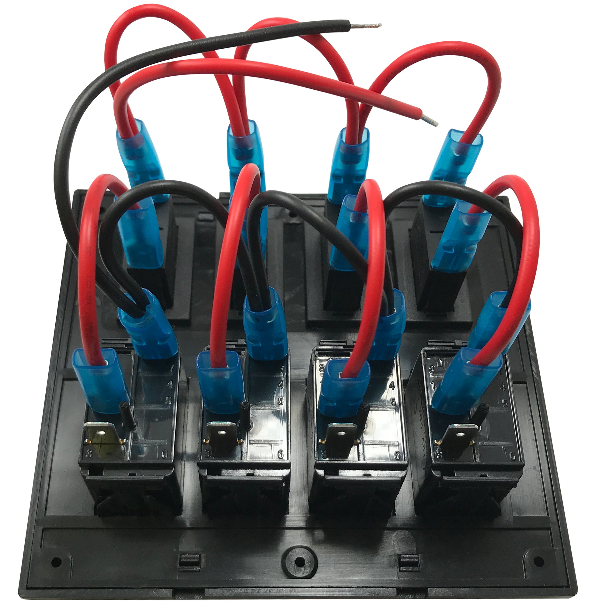 4 Position Waterproof Rocker Switch Panel With Circuit Protection