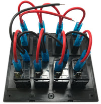 4 Position Waterproof Rocker Switch Panel With Circuit Protection