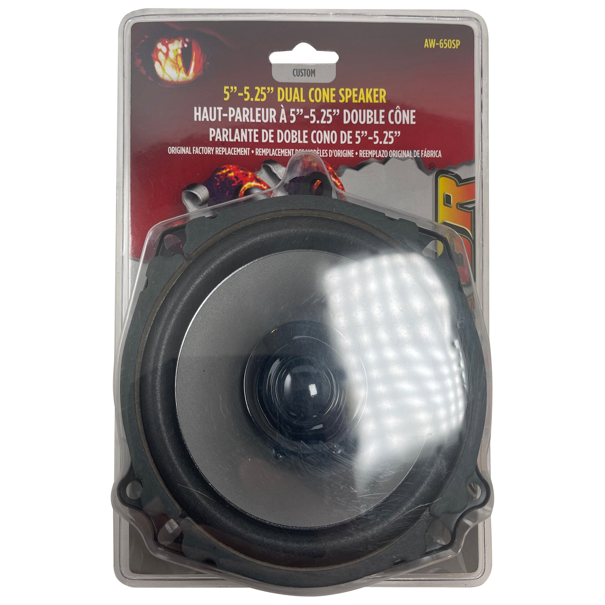 Raptor 5.25" Inch OEM Dual Cone Speaker 2-Way 65 Watts 4 OHMS Car Audio