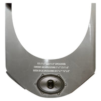 Raptor 6" x 8" OEM Dual Cone Speaker w/ 5" x 7" Inch Adapter 2-Way 75 Watts 4 OHMS Car Audio
