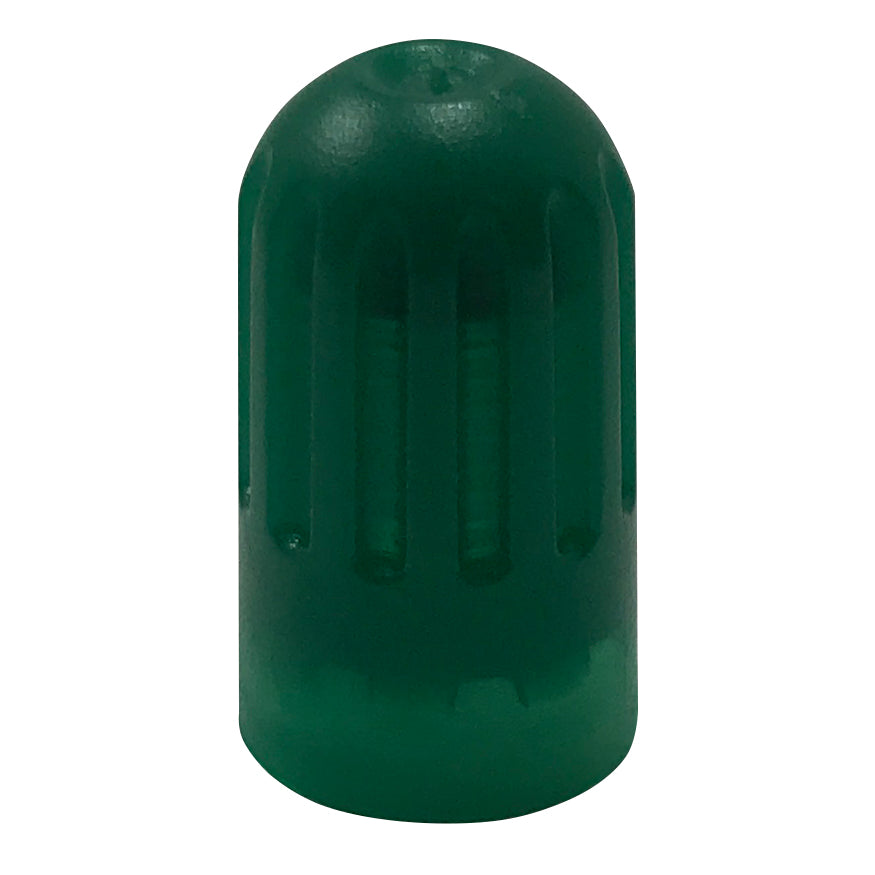 100 Pack Green Long Plastic Sealing Tire Valve Stem Cap For TR20008 TPMS Valve