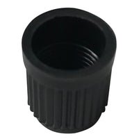 100 Pack Black Plastic Tire Valve Cap