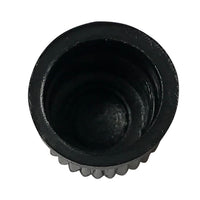 100 Pack Black Plastic Tire Valve Cap