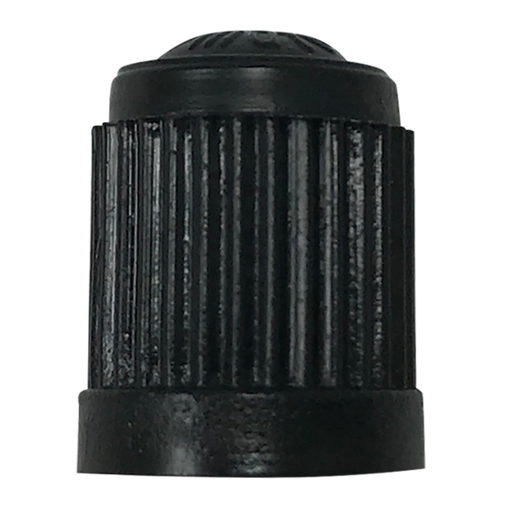 100 Pack Black Plastic Tire Valve Cap