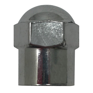 100 Pack Chromed Plastic Sealing Tire Valve Stem Cap For TPMS Application