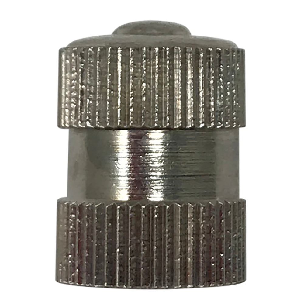 100 Pack Long Metal Dome Truck Tire Valve Stem Cap - High Heat