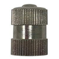 100 Pack Long Metal Dome Truck Tire Valve Stem Cap - High Heat