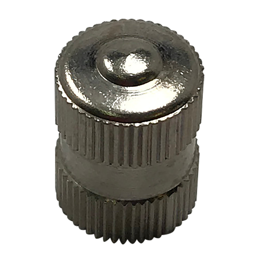 100 Pack Long Metal Dome Truck Tire Valve Stem Cap - High Heat