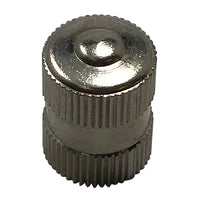 100 Pack Long Metal Dome Truck Tire Valve Stem Cap - High Heat