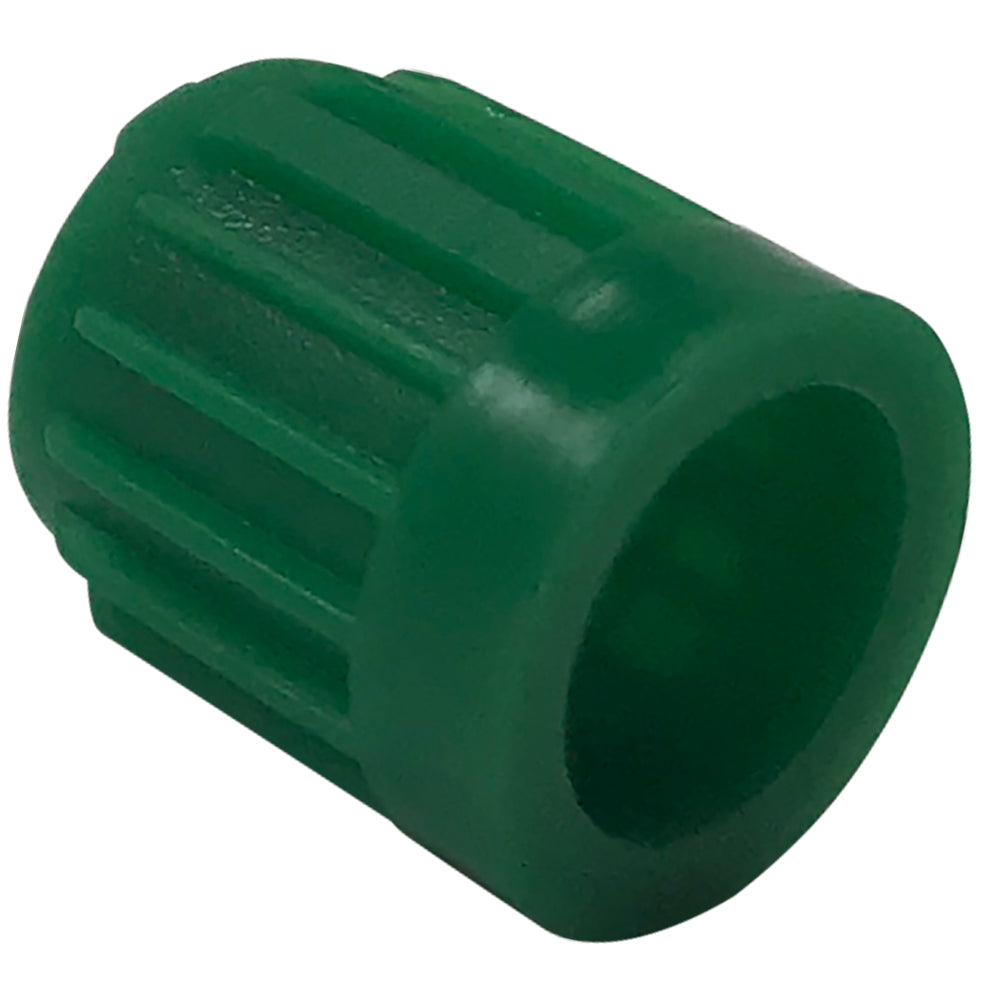 1000 pack Green Plastic Tire Cap With Seal - Can Be Used With TPMS And Standard Valve Stems