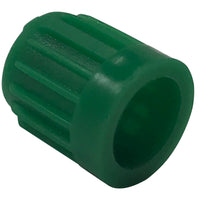 1000 pack Green Plastic Tire Cap With Seal - Can Be Used With TPMS And Standard Valve Stems