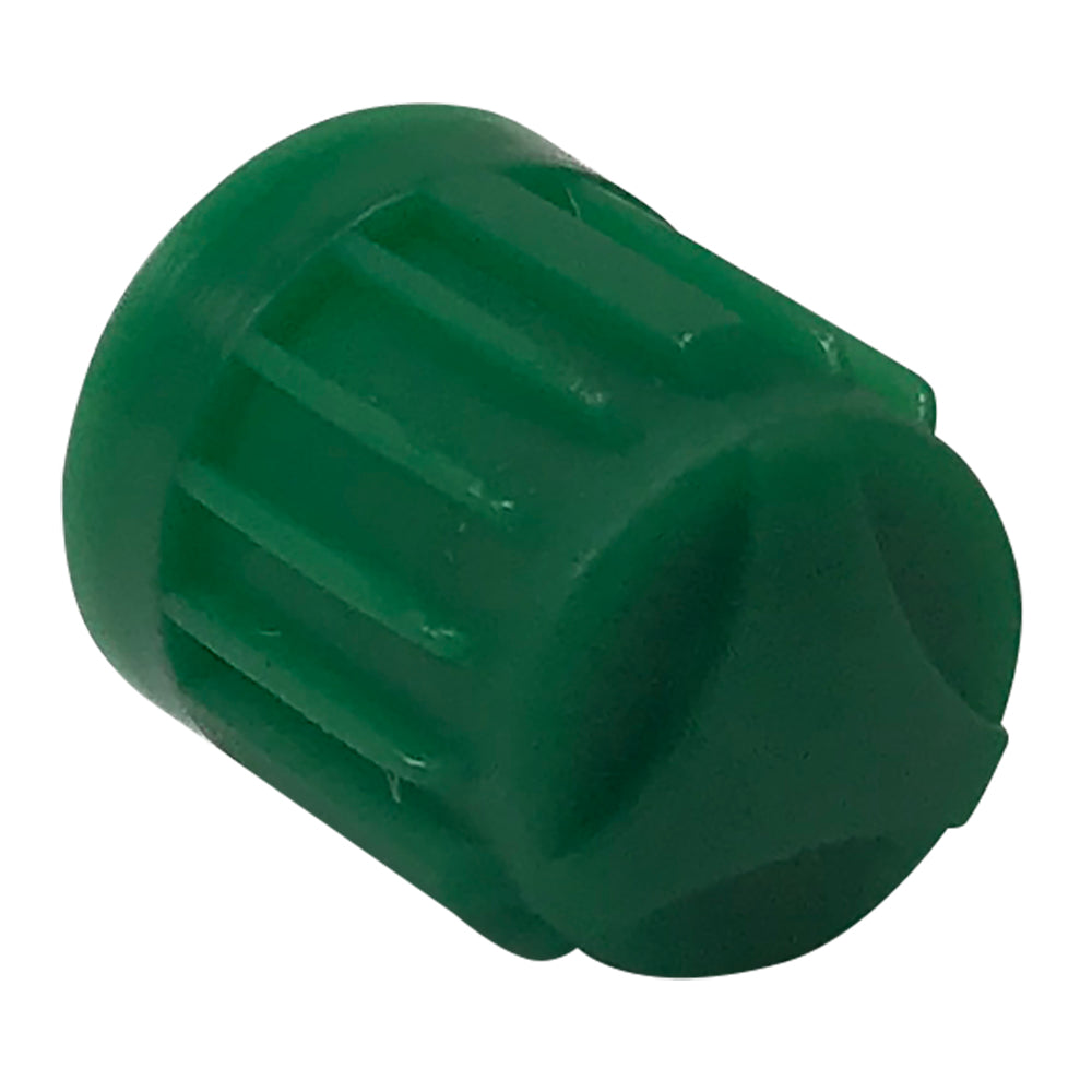 1000 pack Green Plastic Tire Cap With Seal - Can Be Used With TPMS And Standard Valve Stems