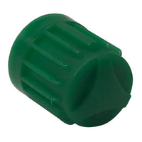 1000 pack Green Plastic Tire Cap With Seal - Can Be Used With TPMS And Standard Valve Stems