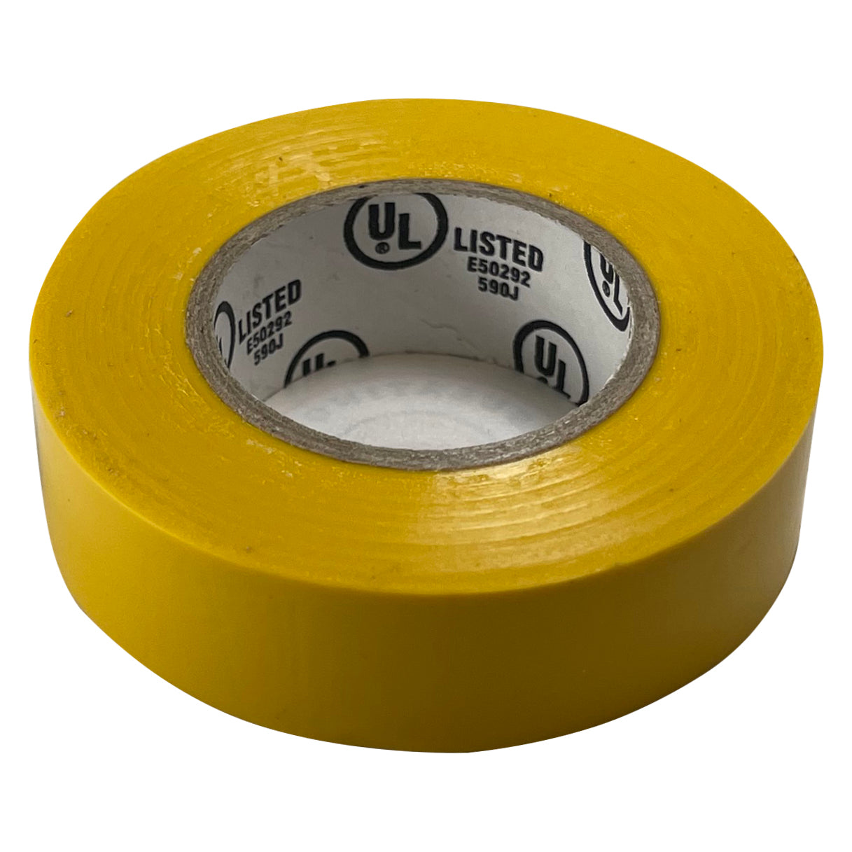 Yellow PVC Insulated Electrical Tape - 3/4" x 50' FT x 7 MILL  - UL Listed