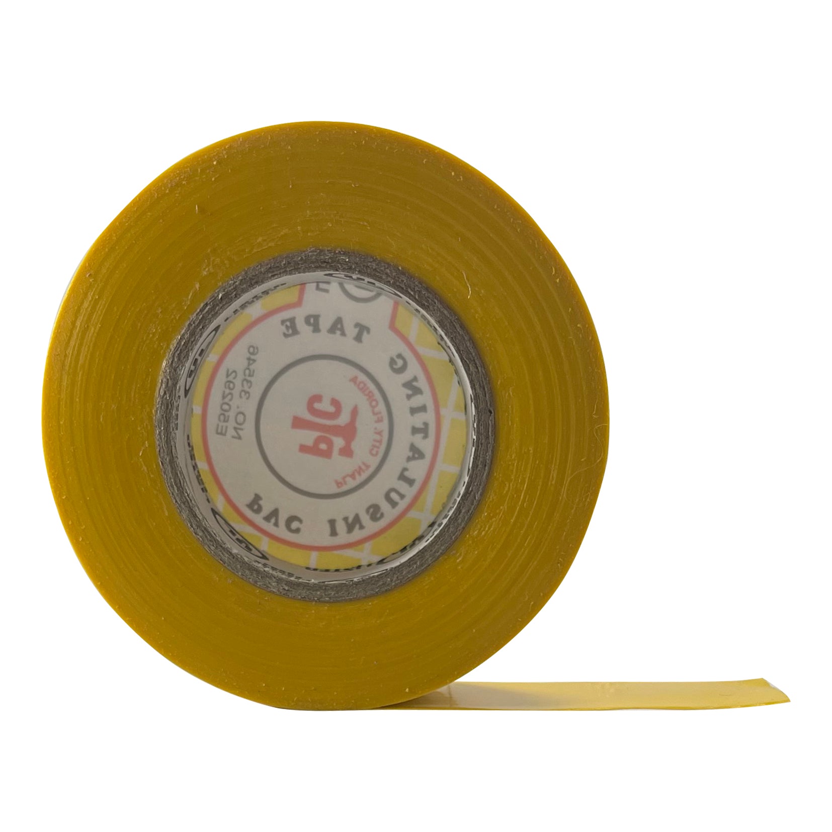 Yellow PVC Insulated Electrical Tape - 3/4" x 50' FT x 7 MILL  - UL Listed