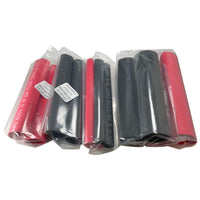 12 Piece 6 Inch Heavy Wall Heat Shrink Red and Black Tubing Assortment