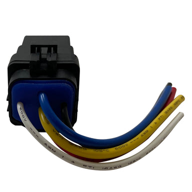12ft 40A Relay LED Light Bar Wiring Harness +5Pin Switch Lighted Whip