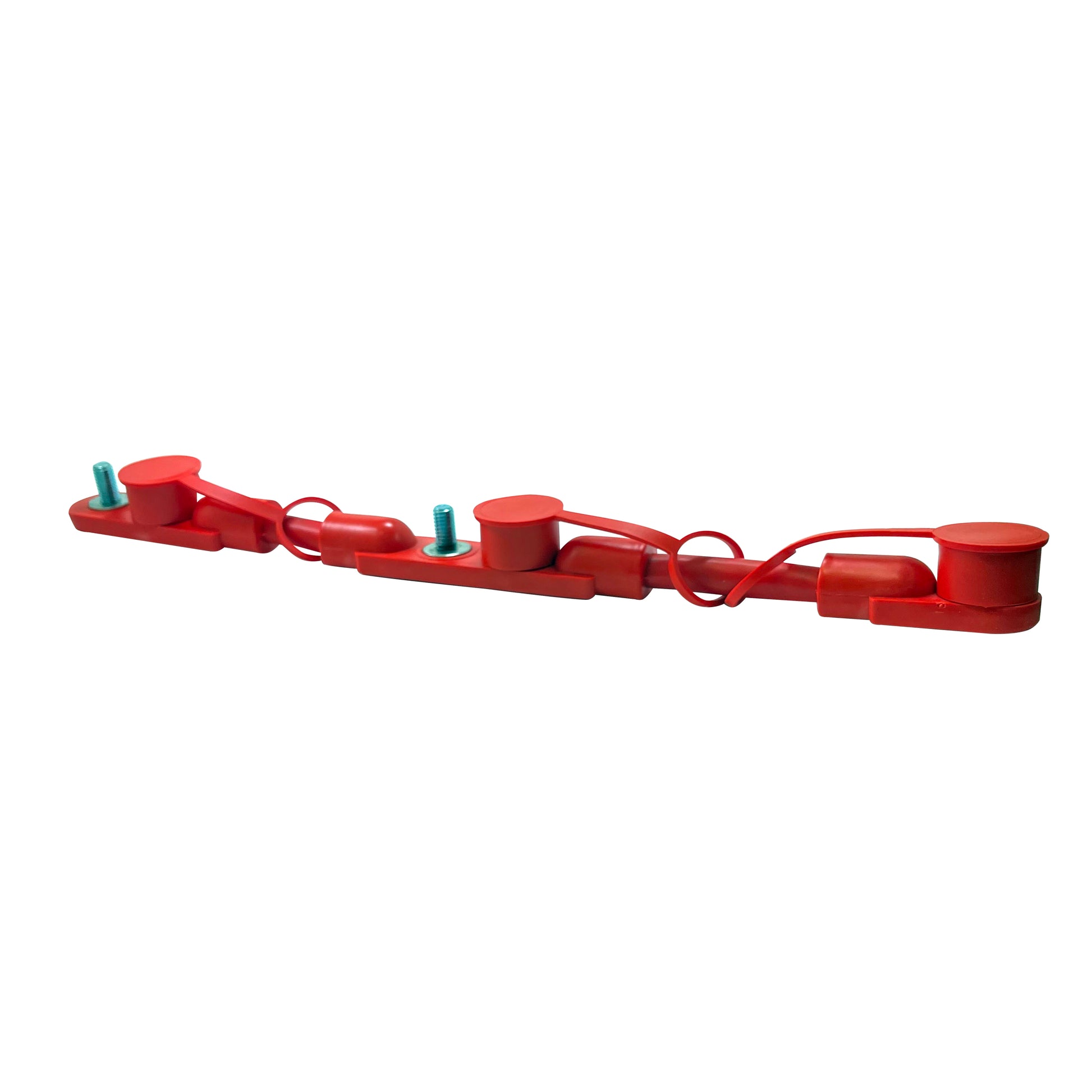 Red Positive Overmolded Battery Cable Assembly for 3 Group 31 Batteries (14")
