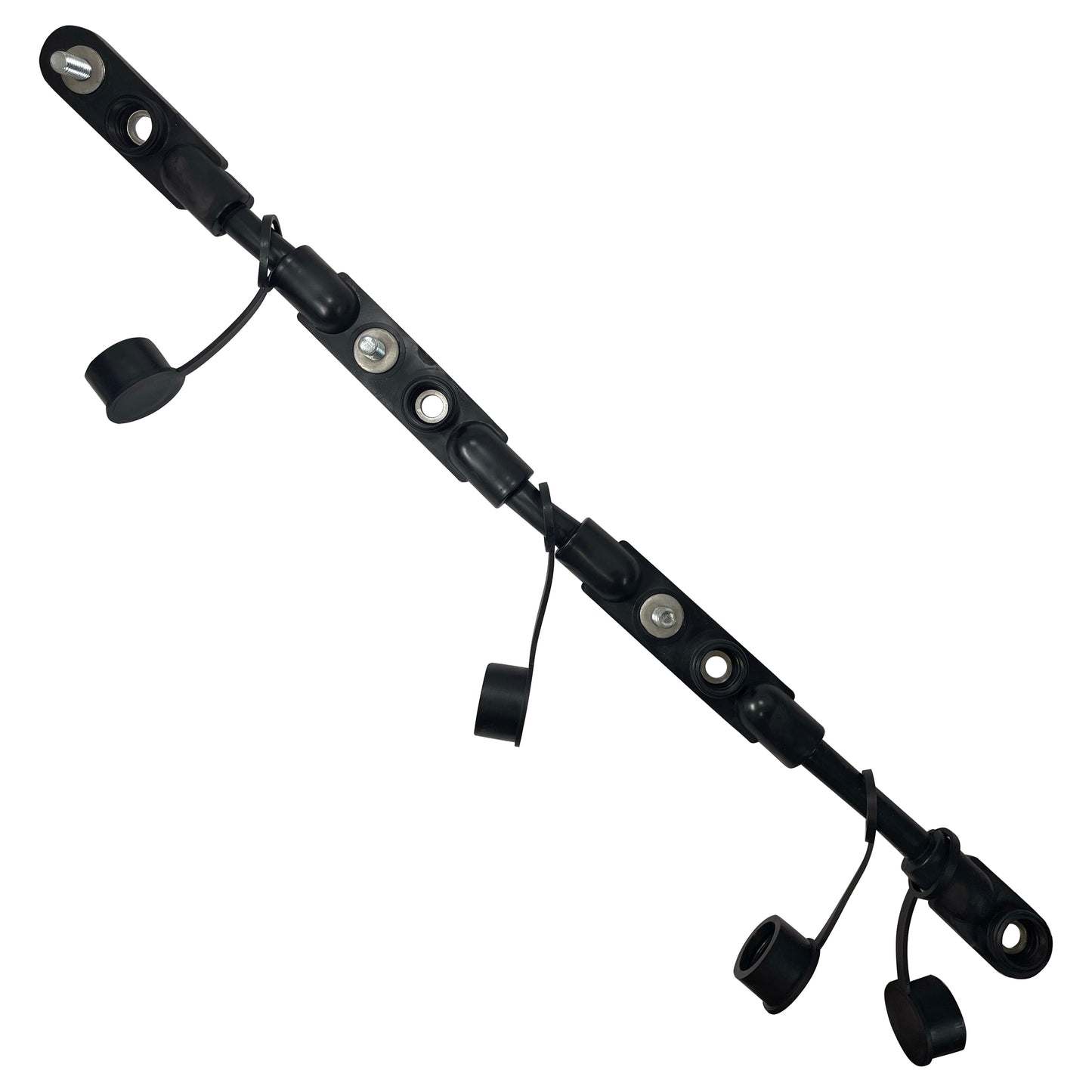 Black Negative Overmolded Battery Cable Assembly for 3 Group 31 Batteries (21")