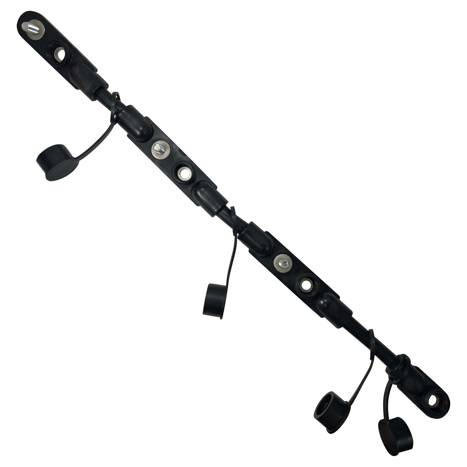 Black Negative Overmolded Battery Cable Assembly for 3 Group 31 Batteries (21")
