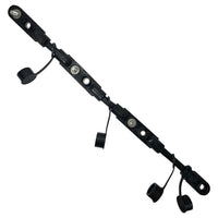 Black Negative Overmolded Battery Cable Assembly for 3 Group 31 Batteries (21")