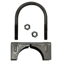 Nickson Universal 2 1/8 Exhaust Muffler Clamp U-Bolt Pipe Saddle Style - USA