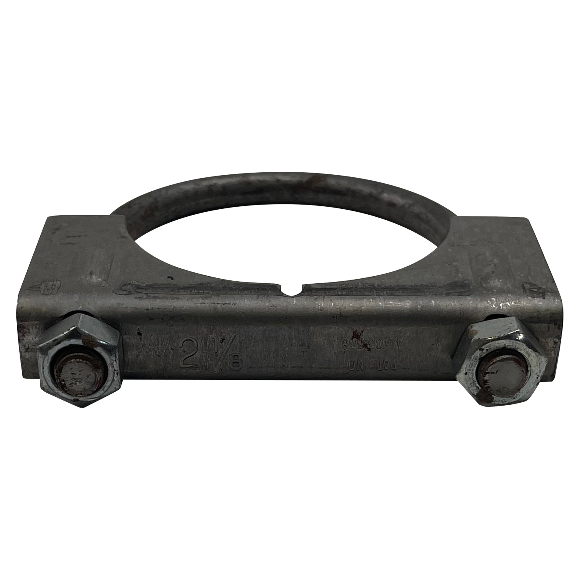 Nickson Universal 2 1/8 Exhaust Muffler Clamp U-Bolt Pipe Saddle Style - USA