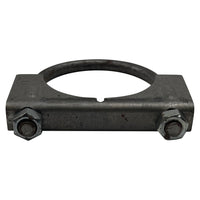 Nickson Universal 2 1/8 Exhaust Muffler Clamp U-Bolt Pipe Saddle Style - USA
