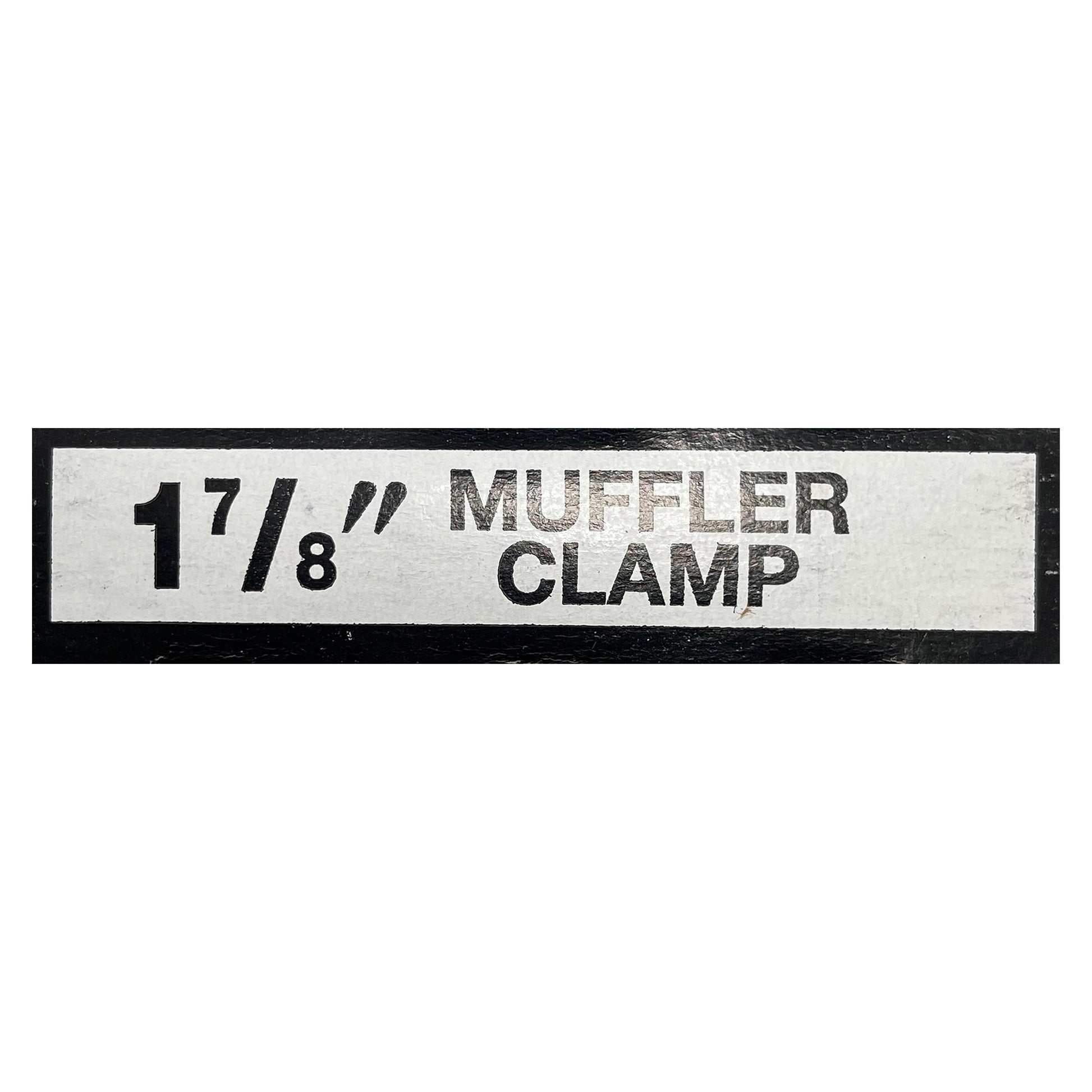 Nickson Universal 1 7/8 Exhaust Muffler Clamp U-Bolt Pipe Saddle Style - USA