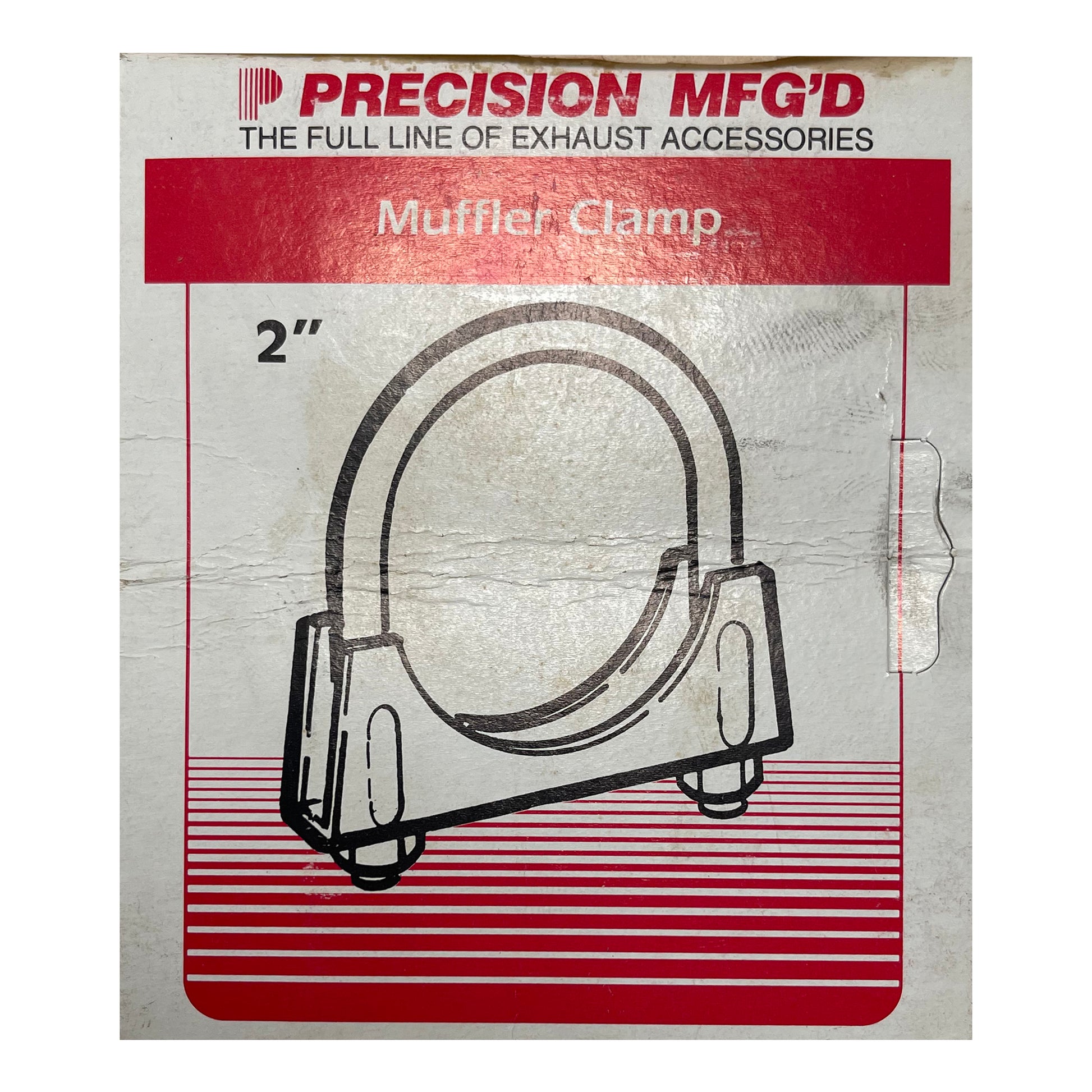 Nickson Universal 1 5/8 Exhaust Muffler Clamp U-Bolt Pipe Saddle Style - USA