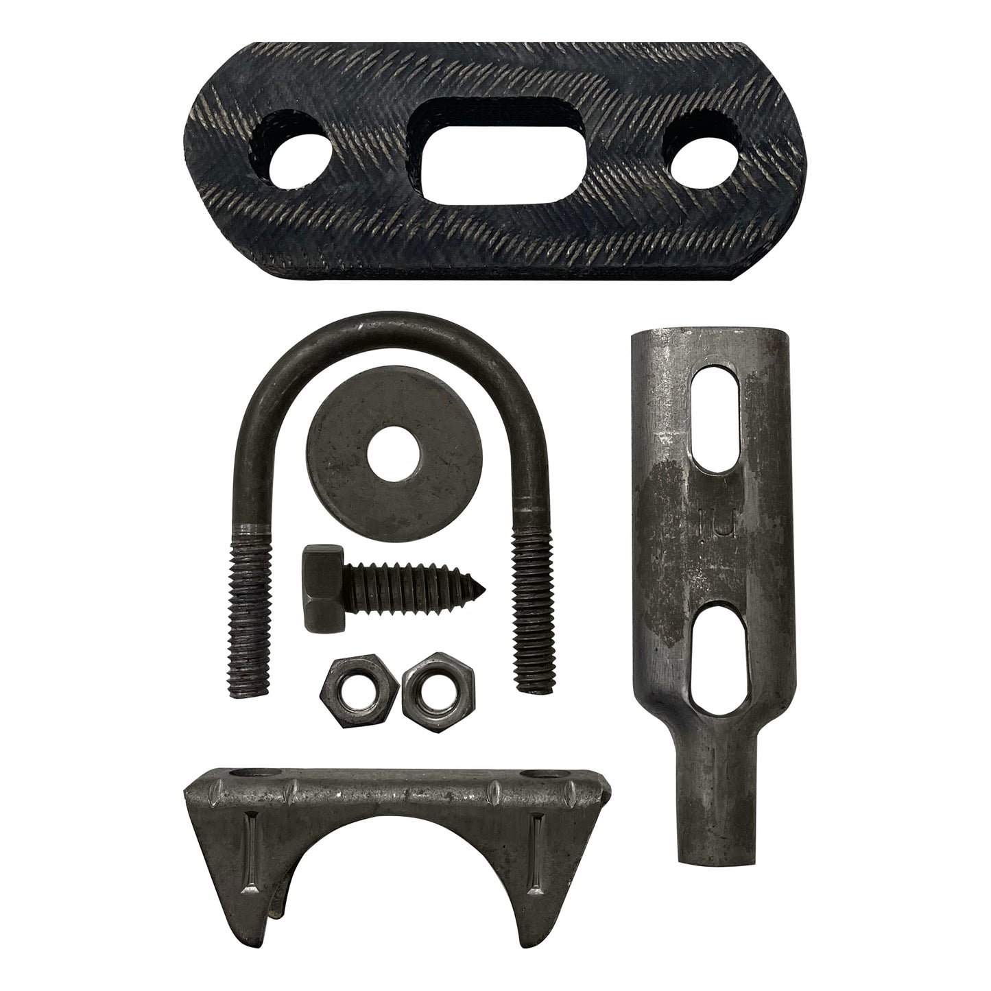 Nickson 190 Universal 1 1/2 Exhaust Muffler Clamp U-Bolt Pipe Saddle Hanger Kit
