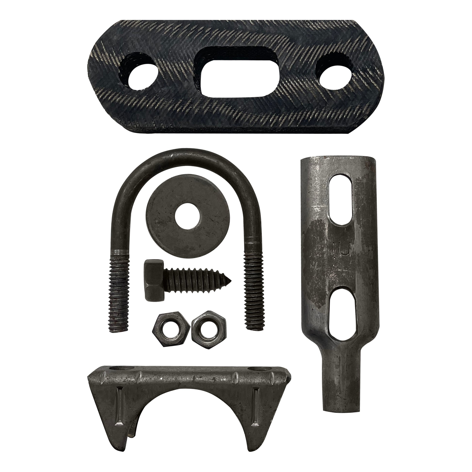 Nickson 190 Universal 1 1/2 Exhaust Muffler Clamp U-Bolt Pipe Saddle Hanger Kit