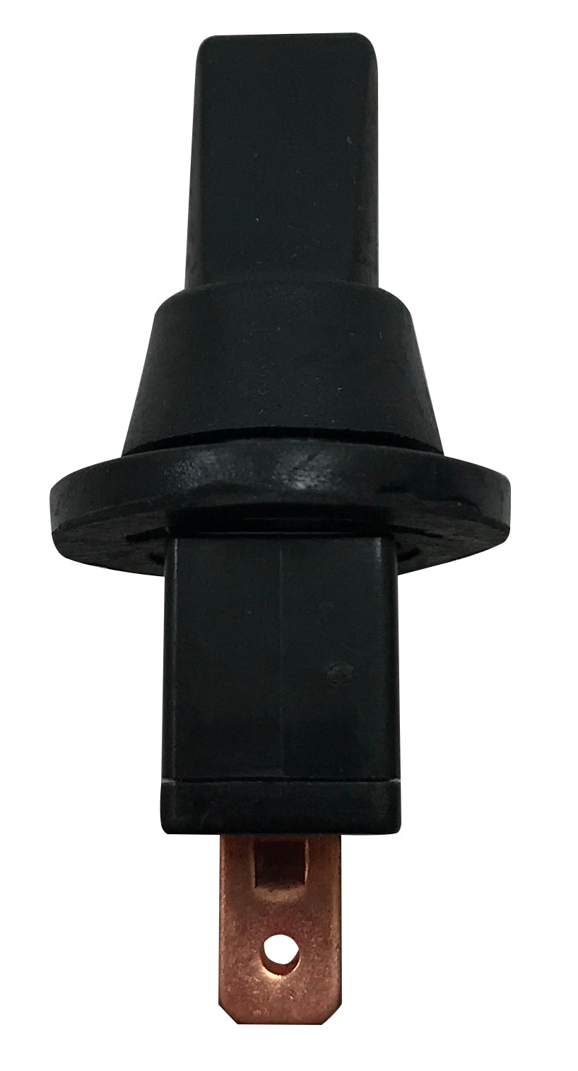 Black Splash Proof Cover ON / OFF Toggle Switch - 12 Volt @ 20 Amps