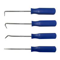 Pick & Hook Set  5-1/2 Inch with Plastic Handles - 4 pcs