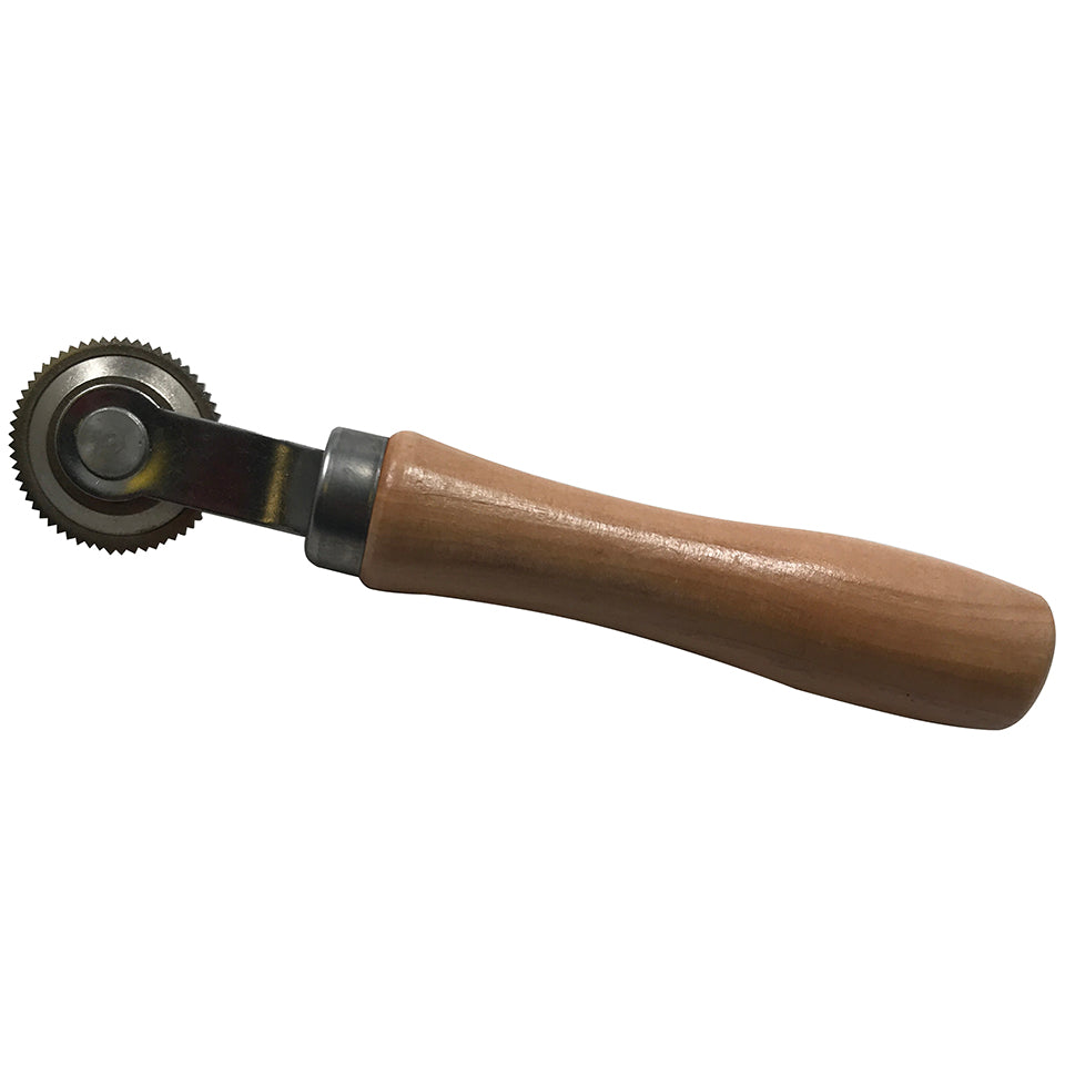 Wood Handle Ball Bearing Stitcher - 4mm Wheel, 1.5