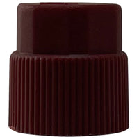 Red A/C R-134a High Side Service Port Cap - M8 x 1.0 MM - 10 Pack