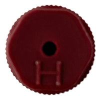 Red A/C R-134a High Side Service Port Cap - M8 x 1.0 MM - 10 Pack