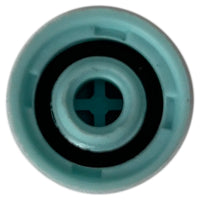 Light Blue A/C R-134a Low Side Service Port Cap Import JRA - 10 Pack